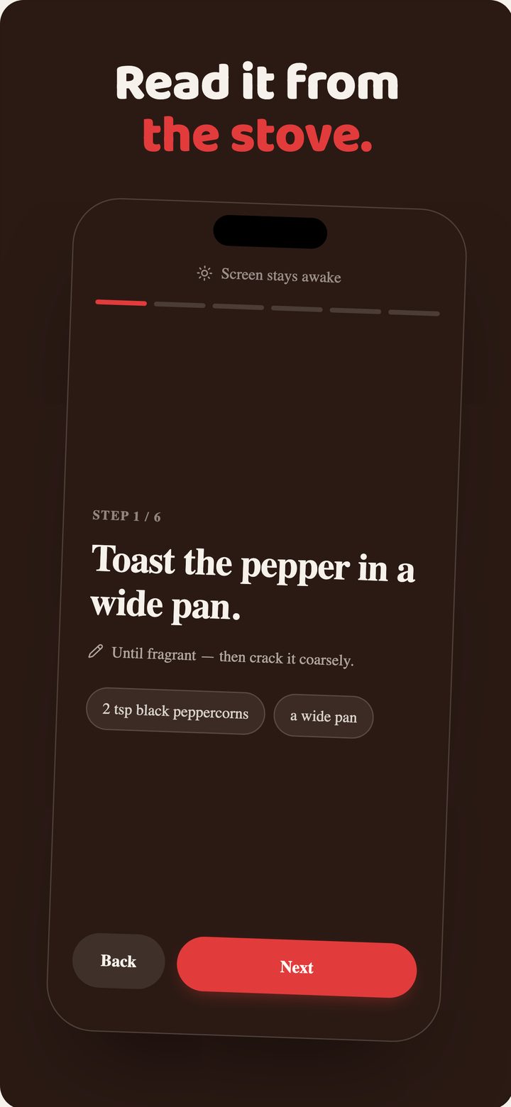 Cook mode